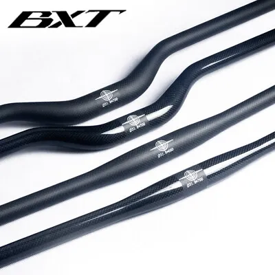 Carbon Fiber Mountain Bike Handlebar 3k Glossy/Matte 600mm - 720mm MTB Handle • $23.64