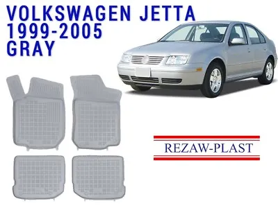 Floor Mats For Volkswagen Jetta 2000-2005 2 Rows All Weather Rubber Mat Molded • $119.99