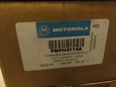 *OEM OPEN BOX* Motorola PMPN4174A IMPRES Single-Unit Charger For APX/ XPR Series • $37.55