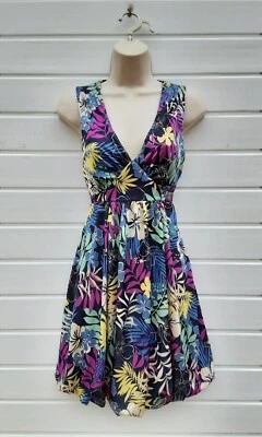 Bubble Mini Dresspretty Floralskater60's70's80svintage Looksize 6 • £4.99