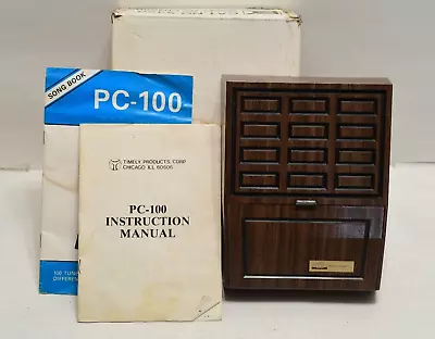 Vintage TelSec Corp.  Chime Doorbell Chime Programer PC-100 W/ Box Manual Used • $75