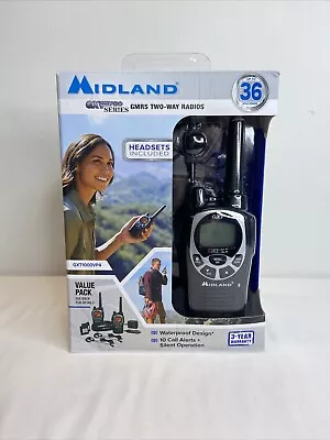 Midland GXT1000VP4 Up To 36 Mile Two-way Radio SOS New In Box • $78.50