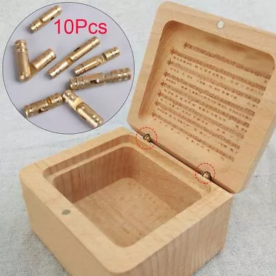 Barrel Hinge Wine Wooden Case Hinges Jewelry Box Supplies Furniture Hardware • $10.11