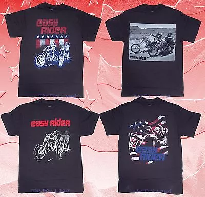 $17.95 • Buy New Easy Rider Posterized Photo Bike Riders Americana Flag T-Shirt 