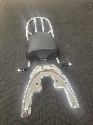 $265 • Buy Harley Davidson Vrod V Rod Sissybar, Luggage Rack And Baseplate