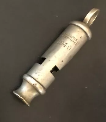 £29.99 • Buy Vintage WW2 J Hudson & Co Whistle 1940 General Service Whistle