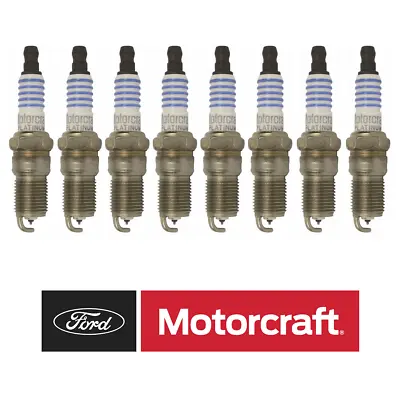 8Pcs Motorcraft Platinum Spark Plug For Mazda Tribute Cadillac DTS Ford SP432 • $28.99