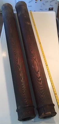 $200 • Buy Qty 2 ARCH SALVAGE-ANTIQUE WOOD COLUMNS/PILLARS ~ 54.5  LONG