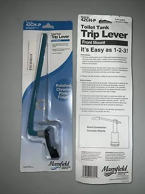 Lot Of 2 | Mansfield 42CH-P Chrome Trip Lever • $19.99