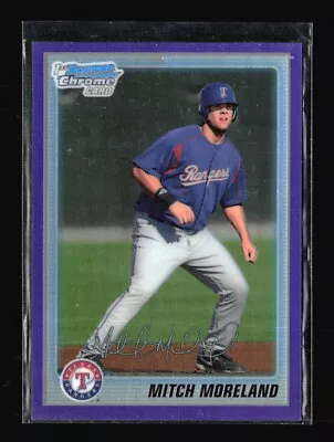 2010 Bowman Chrome Prospects Purple Refractors #BCP37 Mitch Moreland • $4.06