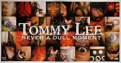 TOMMY LEE Never A Dull Moment 12x24 PROMO Album Flat POSTER 2 Sided MOTLEY CRUE • $9.99