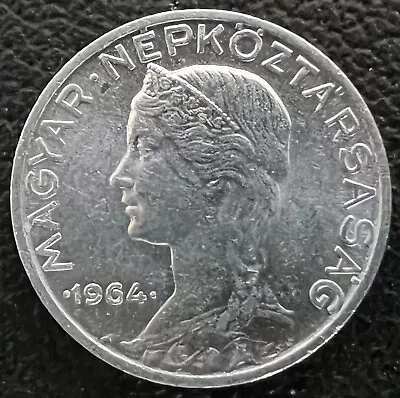 1964 Bp Hungary 5 FillÉr Coin Au/bu Condition • $2.99