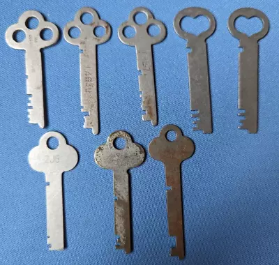Lot Of 8 Safe Cylinder Security Keys Corbin Yale National Sargent Slaymaker • $4.99