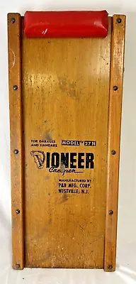 Vintage PIONEER Wooden Mechanics Creeper Padded Headrest Garages 36  X 15 1/2  • $68.99