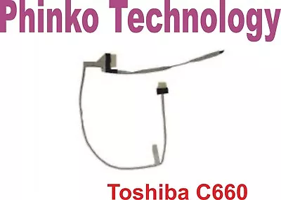 Laptop 15.6  LED LVDS Screen Cable TOSHIBA SATELLITE C660 C660D C665 P750 • $28.59