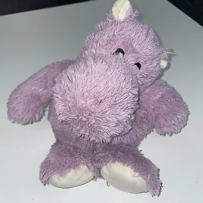 Warm & Cozy Lightly Lavender Scented Heatable Purple Hippo Plush Toy • £9.99