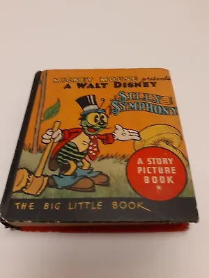 1934 Big Little Book Mickey Mouse Presents A Silly Symphony#756 Fine Condition • $150