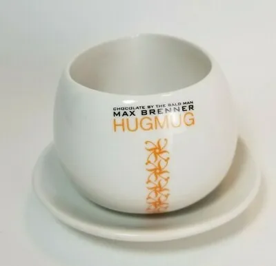  Max Brenner Hug Mug Chocolate By The Bald Man WhimsicalOval Teardrop • $9.95