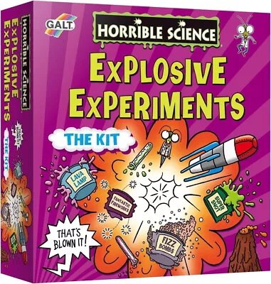 Galt Horrible Science Explosive Experiments Kit • $49.90