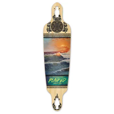 Yocaher Drop Through Longboard Deck - Wave Scene (DECK ONLY) • $54.99