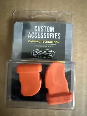 Mathews Dampers Bow String Suppressor Dampening  Orange 80513 • $14.95