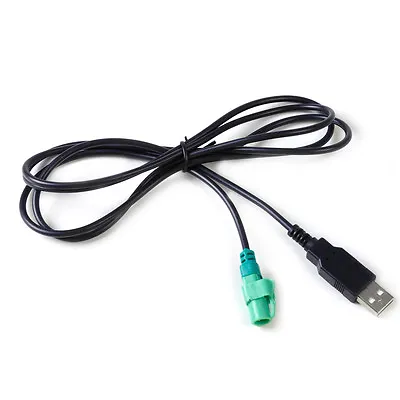 USB Male Head 4 Pin Wire Harness Cable AUX Adapter Fit For VW Golf Jetta Passat • $8.06