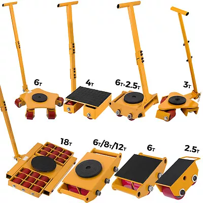 Industrial Machinery Mover 6 Ton-18T Multi Species Steel PU Wheels Machine Dolly • $39.99