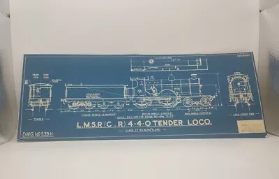 00 GAUGE LMSR Model Railway Tank Loco John E Skinley Line Original Print Drawing • £9.49