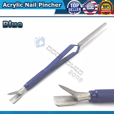 Acrylic Nail Pincher Pinching Pinch Clamp Tool Art C Curve (BLUE) Stainles Steel • $7.20