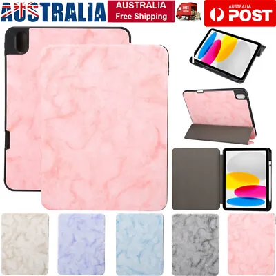 $24.15 • Buy For IPad 7/8/9/10th Gen Air 4 5 Pro 11 Smart Marble Case Cover Shockproof Stand