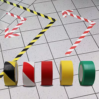 Floor Marking Tape Adhesive Tape PVC Warning Adhesive Tape 50 Mm Warning Tape Warning Tape • £8.69