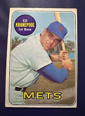 1969 Topps #381 Ed Kranepool New York Mets *free Shipping* • $1.29