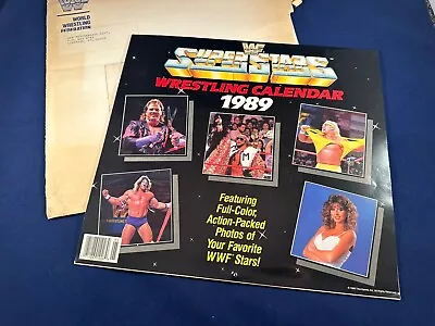 1989 WWF Wrestling Superstars Calendar New And Unused Hulk Hogan Warrior Savage • $82.99