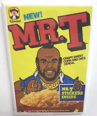 Mr. T Vintage Cereal Box 2  X 3  Refrigerator Or Locker MAGNET A Team • $6.95