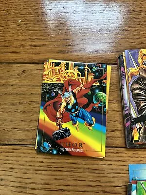 1992 Marvel Masterpieces Skybox Incomplete Set Of 75/100  Trading Cards • $16