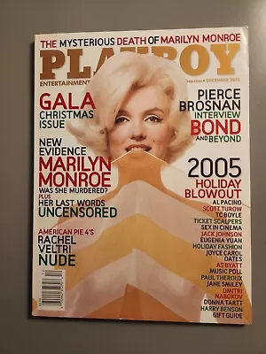 Playboy Magazine-December 2005-Marilyn Monroe • $14.99