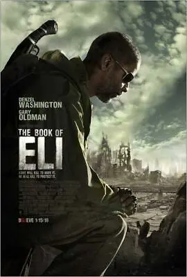 THE BOOK OF ELI Movie POSTER 11 X 17 Mila Kunis Denzel Washington Gary Oldman C • $11.95