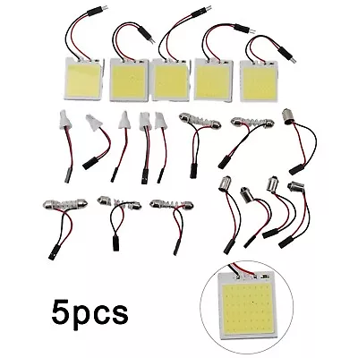 5PCS 48 SMD Cob Led Car Interior Panel Lights Dome Lamp Bulb For Enhanced Style • $13.46