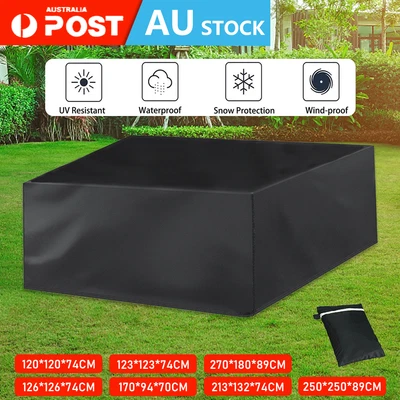 $3.99 • Buy Waterproof Outdoor Furniture Cover Garden Patio Rain UV Table Protector Sofa AUS
