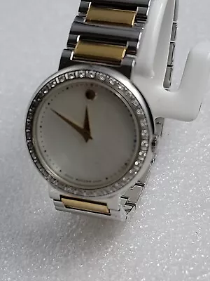 Movado Concerto 0606470 30mm Silver Stainless Steel Case With Silver/Gold... • $695