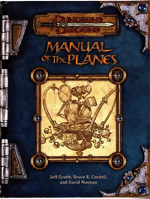 Manual Of The Planes D&D Dungeons & Dragons 3rd Edition 3.0 2001 Hardcover VG/F • $25