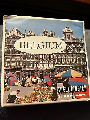 Belgium View-master Reel Packet W/Envelope & Book B188 • $14