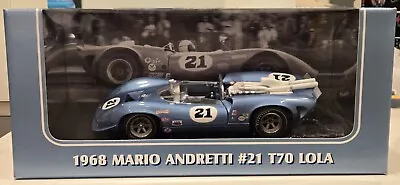 RARE GMP 1968 Mario Andretti #21 T70 Lola 12006M 1:18 New • $239