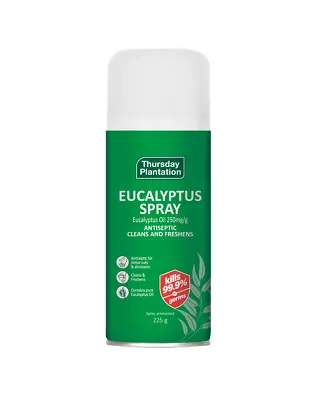 New Thursday Plantation Eucalyptus Spray 225g Antiseptic Cleans & Freshens • $8.49