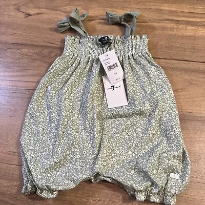 7 For All Mankind Baby Romper 12 Months New With Tags • $14.99