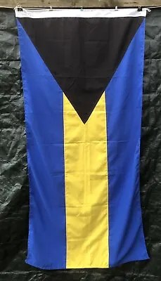 Bahamas National Flag 6' X 2’10  Panel Sewn Rope & Loop London 2012 Olympics VGC • £50