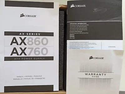 Corsair AX860 AX 760 ATX Power Supply 860 W NEW Boxed • £150