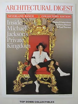 Architectural Digest  2009  Michael Jackson Neverland Ranch Collector's Edition • $17.77