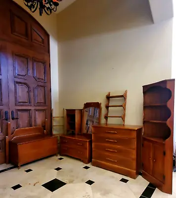 Vintage Cushman Colonial Creations Maple 7 Piece Bedroom Set 1930s • $2875