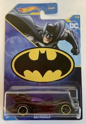 NEW Mattel HLK55 Hot Wheels Batman BATMOBILE 1:64 Scale Vehicle • $10.40